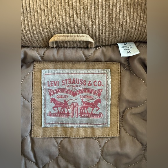 LEVI’S Full Zip/Snap Garment Dyed Barn Coat!  NWTS   M - Picture 3 of 10